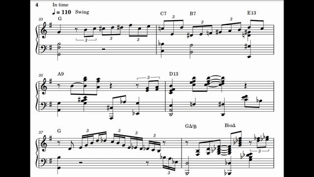 Art Tatum - I Cover the Waterfront Transcription (sheet music) смотреть онлайн