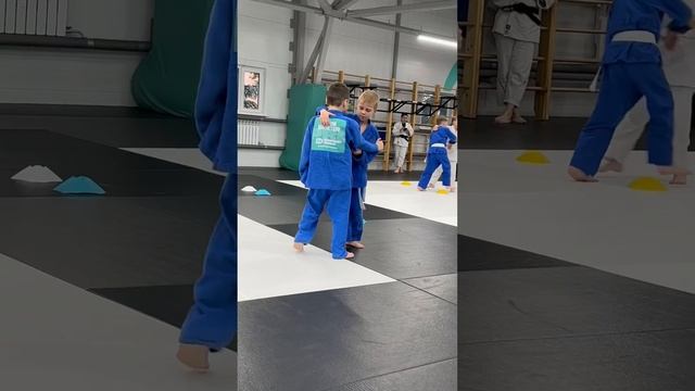 Дзюдо. Подхват под одну ногу и под две ноги. Матвей 7 лет #judo