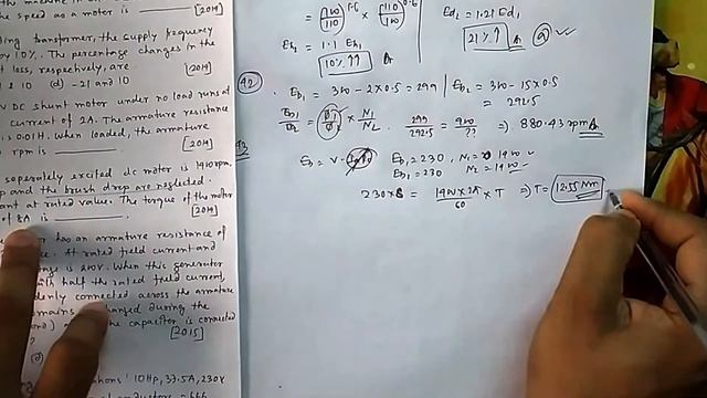 Lecture 9: Solution of previous years GATE questions w.e.f1992 on Electrical Machines (Q.41 to Q.45 смотреть онлайн