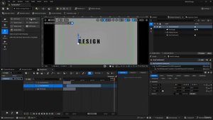 36 - Creating the third text. MOTION DESIGN Unreal Engine 5.4 with Raffi Bedross
