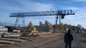 демонтаж козлового крана