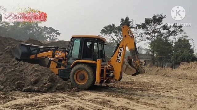 Jcb 3dx vs soil setting |AMAZING STUNT OF JCB 3DX BACKHOE LOADER CUTTING SOIL SETTING смотреть онлайн