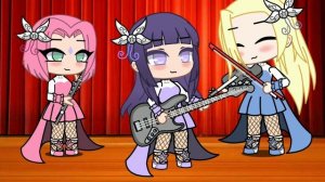 Meme 🎶музыкальные инструменты🎶//Gacha Club//Hinata Hyuga//(Hinata, Sakura, Ino)