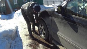 Замена привода на контрактный на Мерседесе ML W163