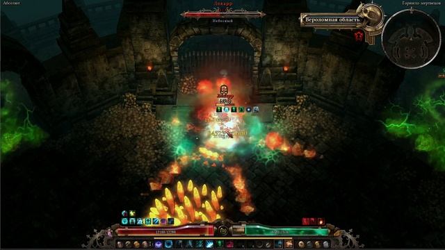 Заклинатель, Буря Каллидора, урон эфиром, супербосс Локарр, Grim Dawn смотреть онлайн