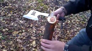 Обзор-тест  Топорика  F-06 "CAVRA" (интересный результат....)