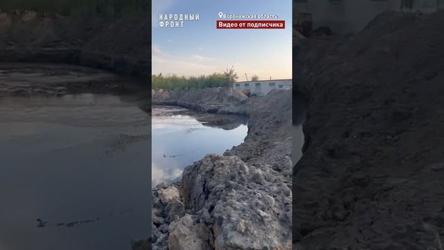 Жители Терновки показали на видео масштаб экологического бедствия от незаконного слива жидких отходо