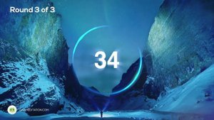 Wim Hof Guided Breathing (3 Rounds) INTERMEDIATE ⏱ With Onscreen Timer