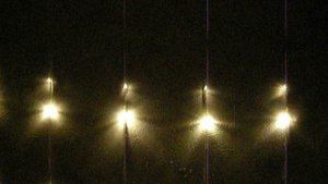 Гирлянда штора ВОДОПАД  с падающими каплями Теплый белый / желтый  свет