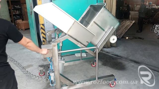 Опрокидыватель китаянок пневматический Розфуд смотреть онлайн