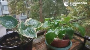 Симферополь накрыл ливень