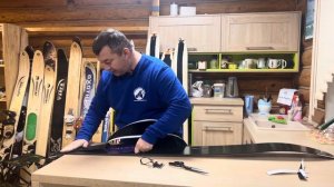 Как установить камус шириной 100мм на самоклеящейся основе на лыжи