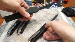 Сравнение размеров фронталок Microtech (Halo V, Troodon, Scarab, Ultratech)