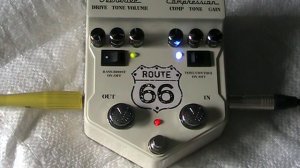Three channel Visual Sound ROUTE 66 overdrive compressor direct to PC