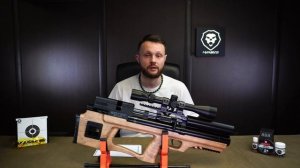 Пневматическая винтовка Krugergun Снайпер 5.5 мм Буллпап (300 мм, взвод передний,) Видео Обзор
