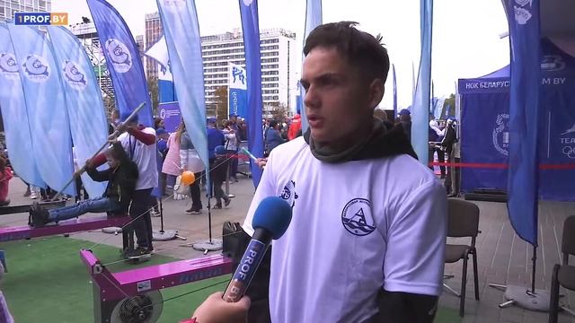 Празднование 955-летия Минска началось с Олимпийского дня смотреть онлайн