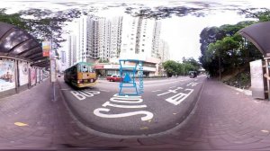 360 video sample by dual 220 fisheye lens