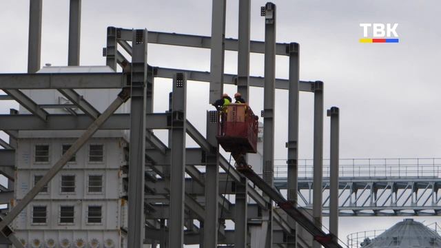 Темпы строительства завода по переработке масличных культур в районе впечатлили губернатора НСО