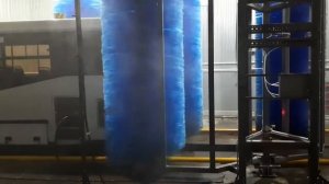 Новая механическая мойка автобусов в Юрге. Автомойка AVIK BW-01 со спецпрограммой мойки и реверсом