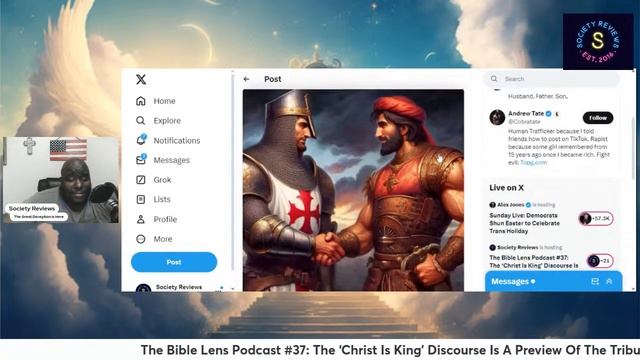The Bible Lens Podcast #37: The ‘Christ Is King’ Discourse Is A Preview Of The Tribulation смотреть онлайн