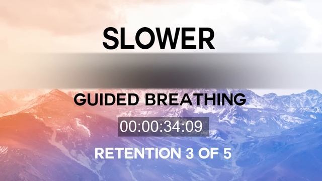 NEW SLOWER Deep Breathing & Retention 5 rounds   TAKE A DEEP BREATH