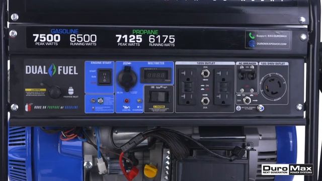 Power Your Passions: DuroMax XP7500X and DX 7,500 Watt Portable Generators with CO Alert