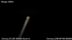 Convoy Z1 L50 LED 3000k vs Convoy L21B SFT40