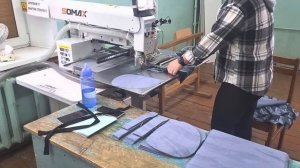 Швейный автомат SOMAX. Карман в рамку.