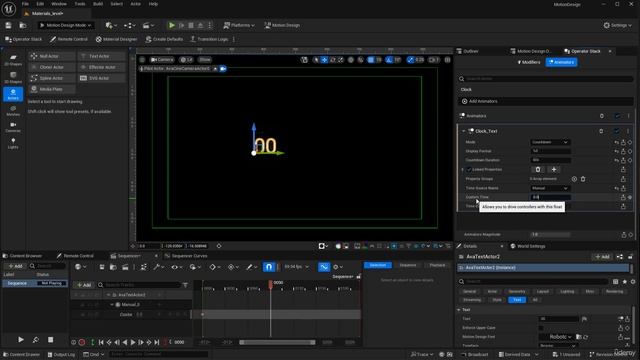 08 - Clock animation. MOTION DESIGN Unreal Engine 5.4 with Raffi Bedross