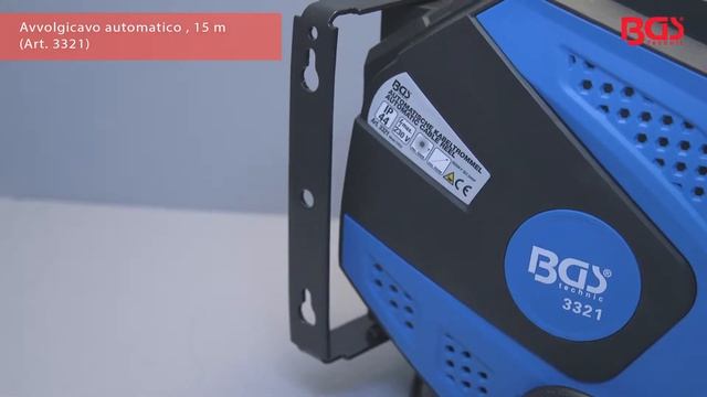 Avvolgicavo elettrico automatico | 15 m (BGS 3321) смотреть онлайн