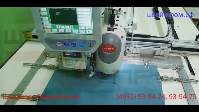 Мини планшетник. Швейная машина Juita K8 с полем 800x450 и лазерной установкой. смотреть онлайн