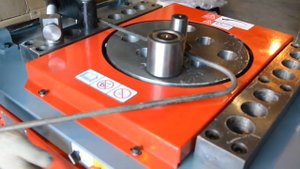 Станок для гибки арматуры GW-50 — запуск и работа станка — Киловатт.ру