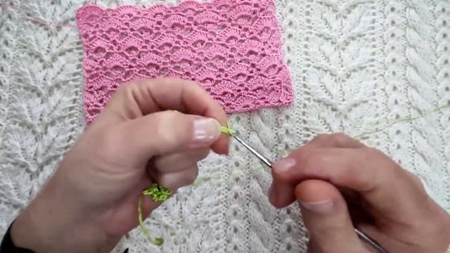 Замечательный ЛЕГКИЙ узор крючком, который подходит для вязания многих изделий. смотреть онлайн