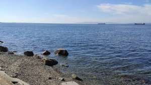 Море в октябре. Владивосток
