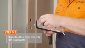 Smart lock installation instructions, Rectangle lock, Lemaar