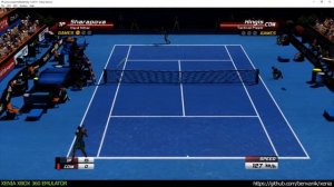 Xenia Xbox 360 Emulator - Virtua Tennis 3 ingame! (4260e38 May 15 2017)