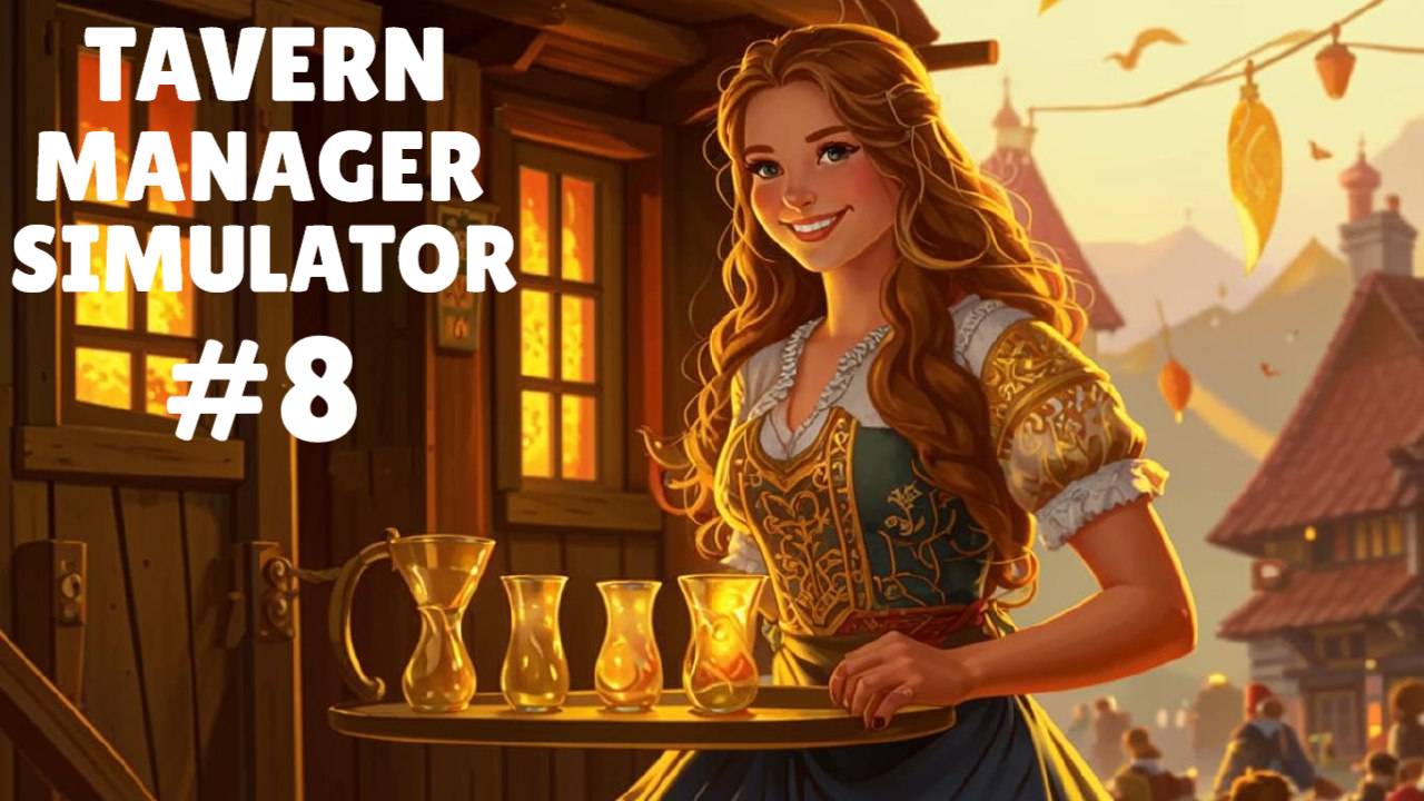 TAVERN MANAGER SIMULATOR #8 НОВЫЙ УРОВЕНЬ ТАВЕРНЫ 1