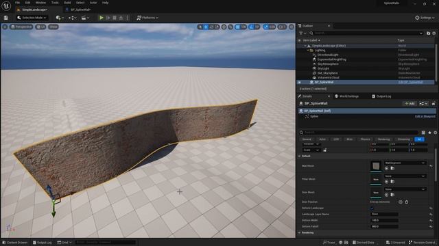 06 - Deform-Conform to Landscape. BUILDING STRUCTURES in Unreal Engine 5 by UnrealityBites