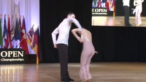 Semion Ovsiannikov & Maria Elizarova The Open 2018 Classic 2nd Place