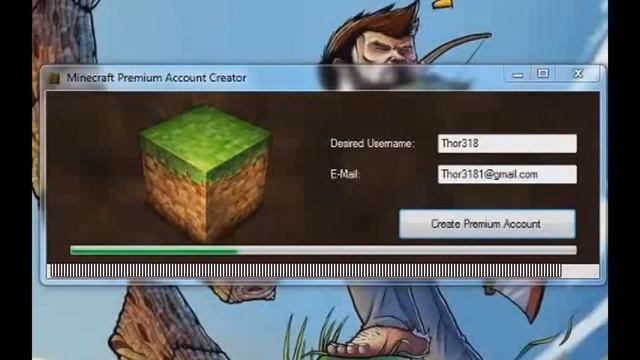 MINECRAFT FREE PREMIUM ACCOUNT GENERATOR 2016 WORKING 100% смотреть онлайн