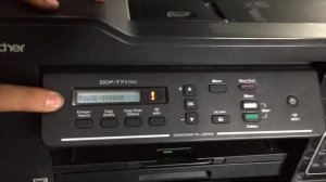INKBOX FULL PROBLEM - DCP-T710W using printer buttons No software resetter needed.