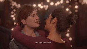 The Last of Us Part 2 - Ellie's first kiss with Dina (4K, 60FPS & HDR)