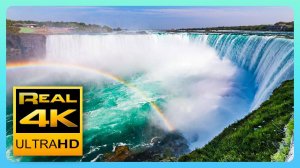 The Amazing Niagara Falls in 4K -  Relaxing Piano Music