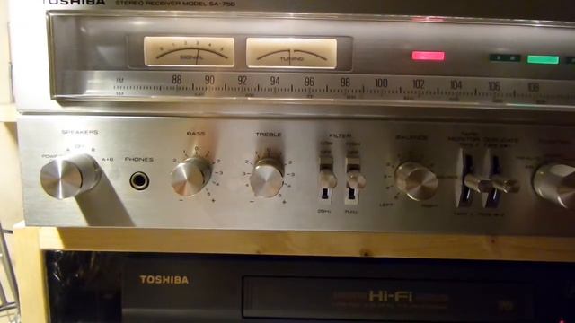 Toshiba SA-750 , тест тюнера FM.