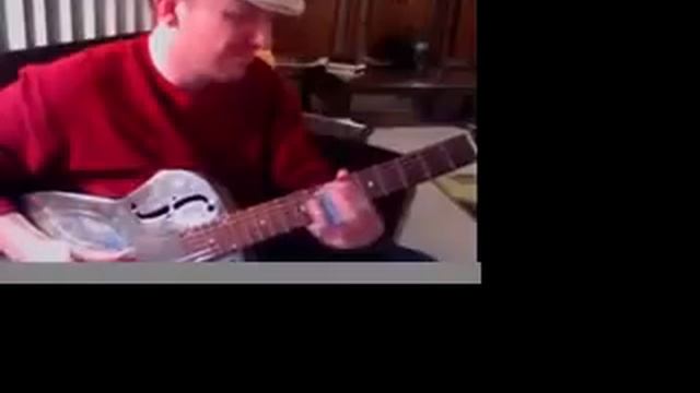 Delta slide guitar "Georgia on my Mind" Stephen Asma смотреть онлайн