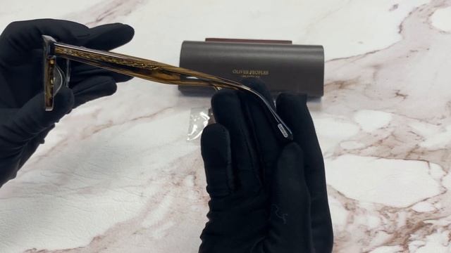 Oliver Peoples Eyeglasses Model- Nisen OV5446U Color-1689 Sepia Smoke/Silver-Logo смотреть онлайн