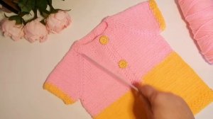 Экспресс МК по вязания детской безрукавки спицами.