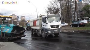 Минипогрузчик. Спецтехника. Bobcat T300. Road works. Skid steer loader. Дорожные работы.