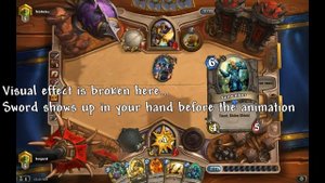 HearthStone Moments - Weapon Animation Bugs in Naxx Release