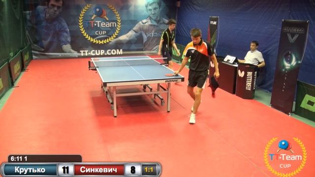 Крутько - Синкевич . 27 августа 2015.TT Cup смотреть онлайн